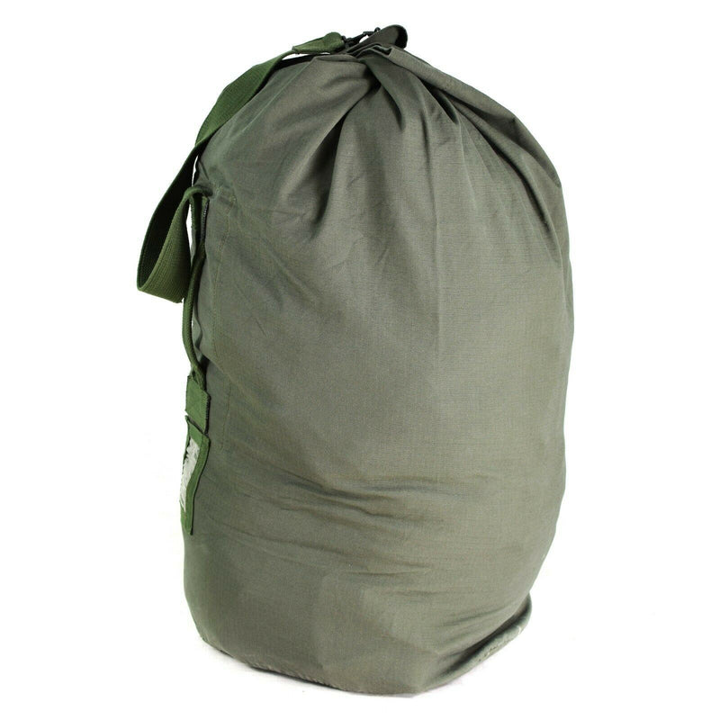 Originele Nederlandse militaire plunje tas 100 -liter ripstop zak canvas kit olijf