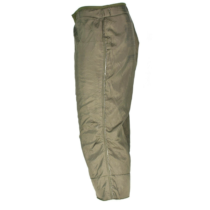 Original U.S Army gewatteerde broek voering M65 M 1951 Thermische voering 3/4 Quilt Warmer