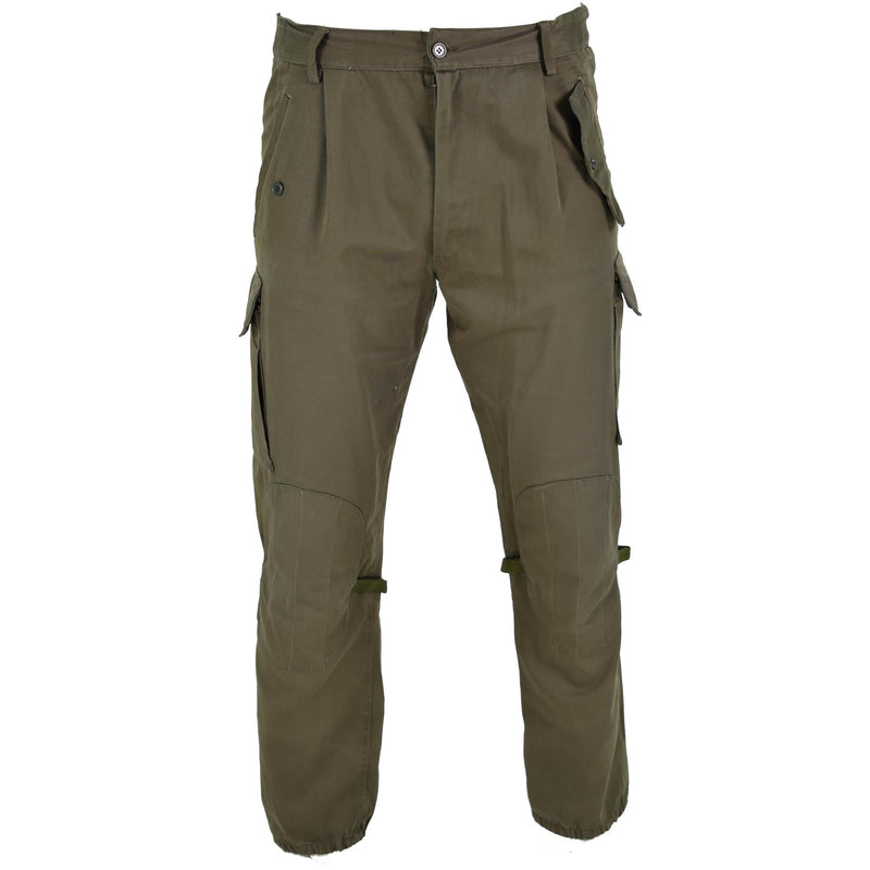 Pantalon de combat original de l'armée italienne Pantalon d'uniforme de travail des troupes de campagne BDU OD