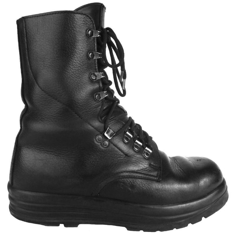 Origineel Zwitsers leger KS90 Field Troop Boots Black Leather Military Footwear Issue