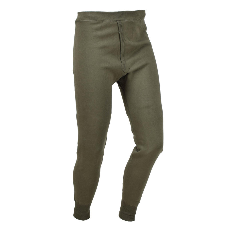 Sous-vêtement thermique militaire français d'origine, pantalon chauffant pour temps froid, olive, NEUF