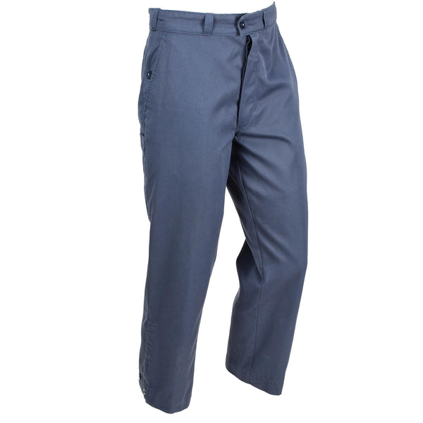 Echte Zwitserse Civil Defense broek Blue Pants Combat Zwitserland Militair gebruikt