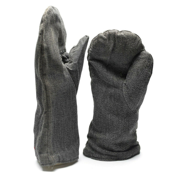 Originele Zwitserse leger winterwanten met flanel voering militaire uitgifte handschoenen
