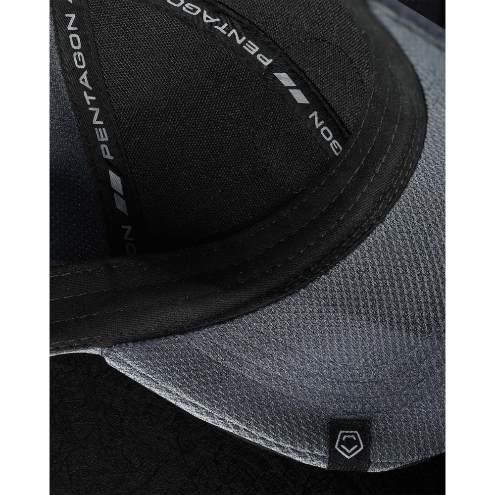 Pentagon Cluster Mesh BB Cap Casquette de baseball réglable tactique pour l'extérieur Gris loup