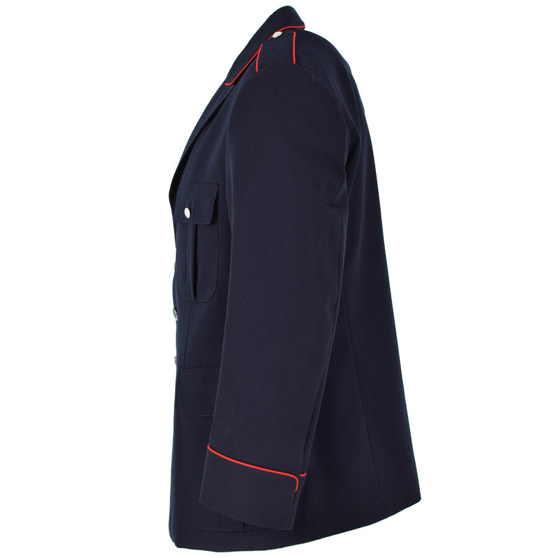 Véritable uniforme de la police militaire italienne, veste officielle d'officier bleu formel NEUF