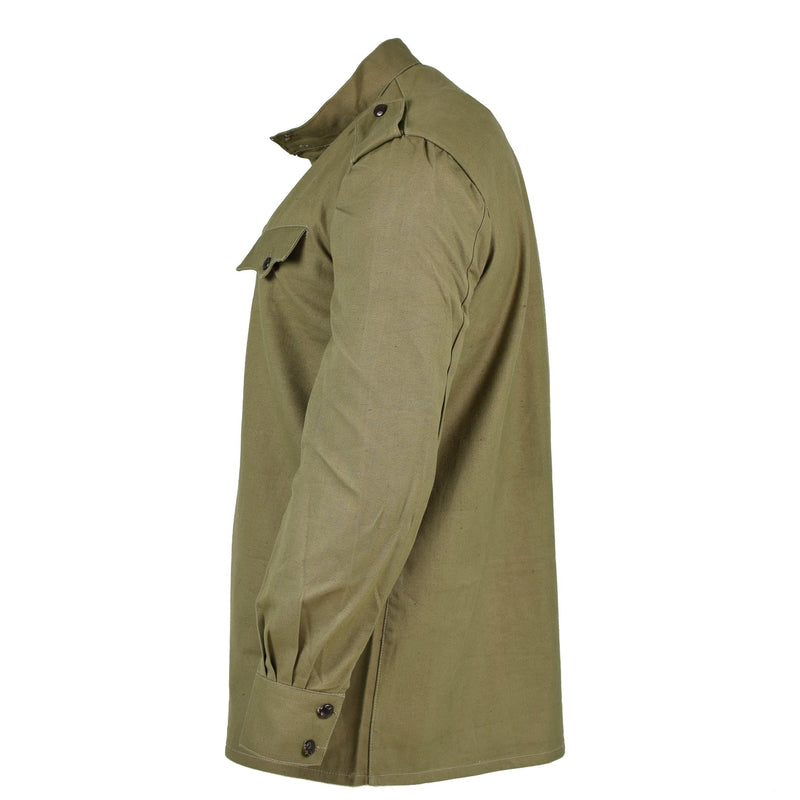 Origineel Bulgaarisch leger Olijf Khaki Shirt Jacket Combat Military Long Sleeve