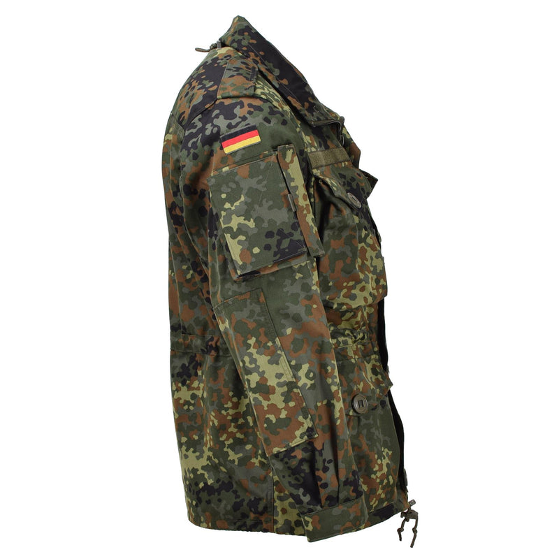 Leo Kohler Militaire gevecht tactische jas lichtgewicht veld flecktarn camo