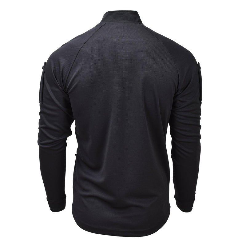Originele Britse militaire gevecht tactische shirts zwart zip ademend nieuw