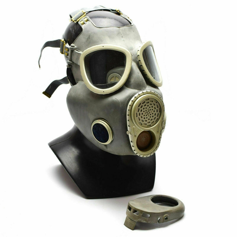 Masque à gaz militaire polonais MP-4 Véritable produit chimique respiratoire Gris Olive OD NEUF
