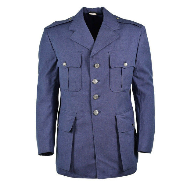 Manteau de veste de l'armée de l'air américaine d'origine pour hommes manteau de laine USAF bleu tenue de service