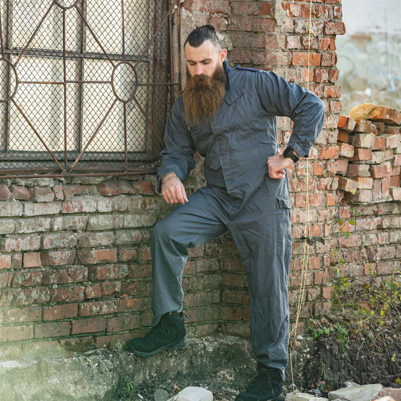 Véritable uniforme de la Royal Air Force britannique pour homme, combinaison bleue