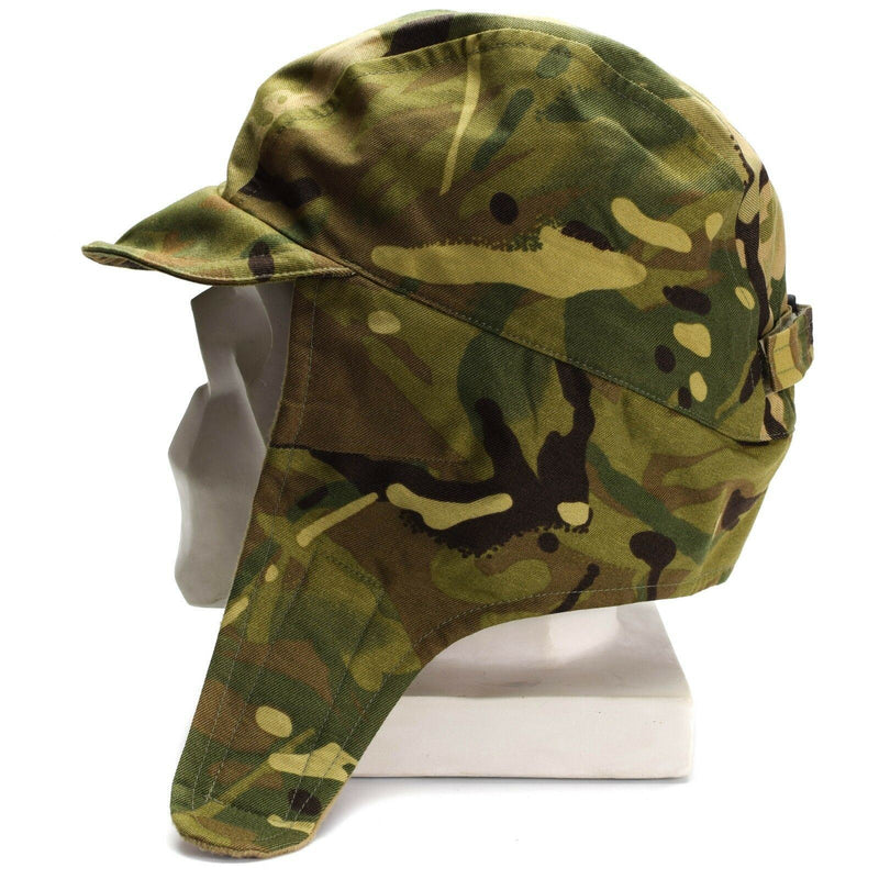 Echte Britse leger MTP Camo waterdichte gore Tex Cap gevoerde koude weerhoed nieuw