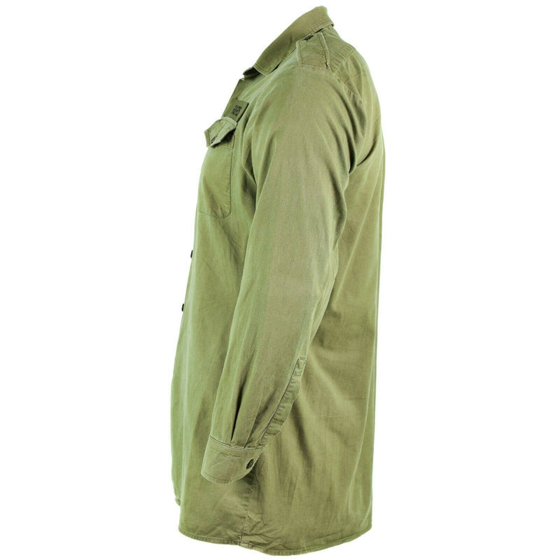 Origineel Brits legerhirt o.d groene militaire dienst BDU met lange mouwen