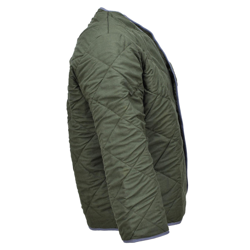 Originele Tsjechische militaire olijfthermische voering Jacket voering warm koud weer nieuw