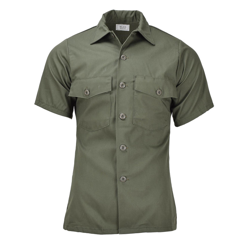 Originele Amerikaanse militaire veld tactische olijf shirts korte mouw leger vermoeidheid nieuw