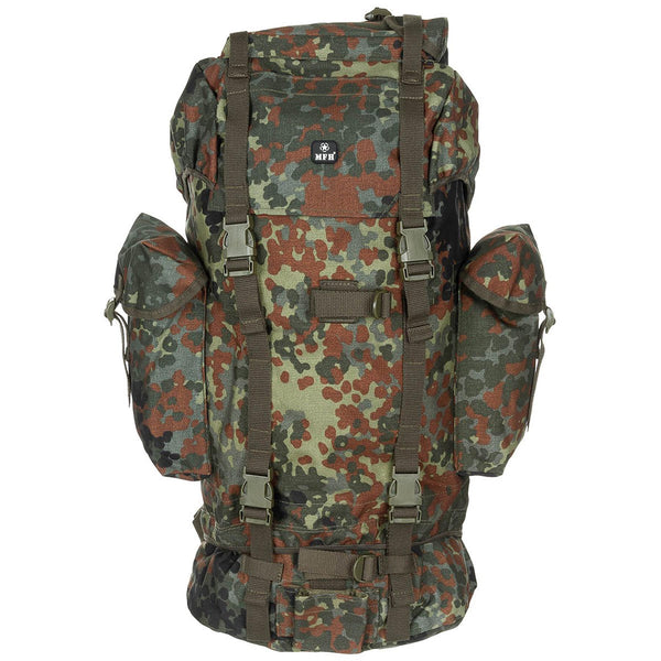 MFH Militaire BW Camo Combat 65L Backpack Federal gewapende gedwongen tactische tas Nieuw
