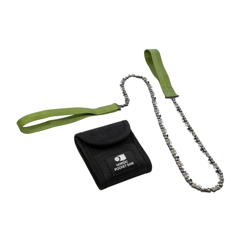 Noordse pocketzaag Compact Carbon Steel Chainsaw Long Edition Hiking Camping Tool