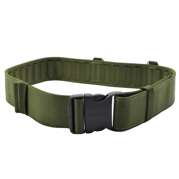 Origineel Deens leger tactische riem olijf verstelbaar veld webbing gevechten nieuw