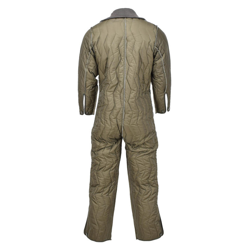 Combinaison militaire allemande originale avec doublure matelassée, combinaison d'hiver, doublure olive, NEUF