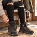 Original British Military Chaussettes d'hiver chaudes en tricot côtelé EU 39–40 Noir