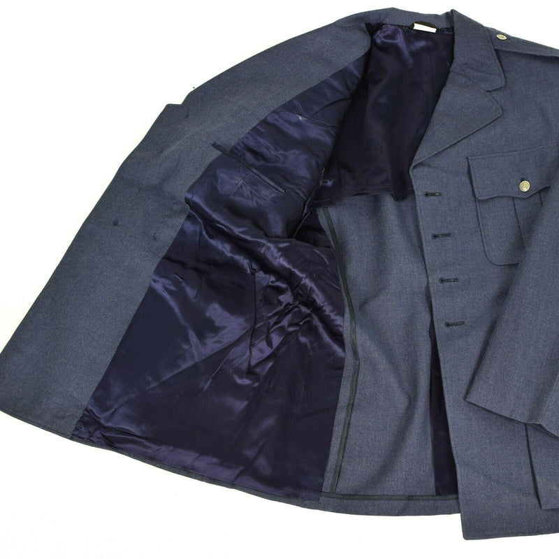 Manteau de veste de l'armée de l'air américaine d'origine pour hommes manteau de laine USAF bleu tenue de service
