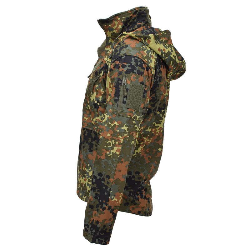 MIL-TEC Softshell Jacket SCU 14 Duitse Flecktran Camo Outdoor Wanding Outerwear