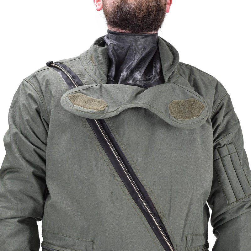 Originele Britse militaire luchtcrew Green Coverall Immersion Mk20a Protection Suite