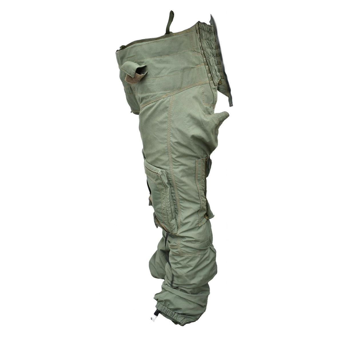 Originele Britse militaire anti-G vluchtbroek met volledige dekking Olijfgroen