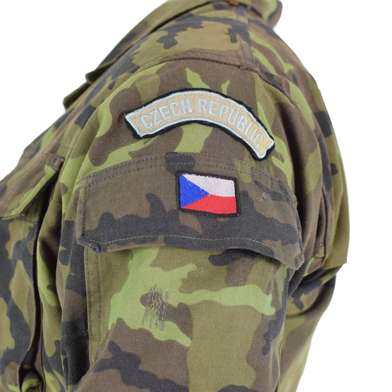 Originele Tsjechische legertroepen veldjack Leaf Camo Patroon Parka Militair Surplus
