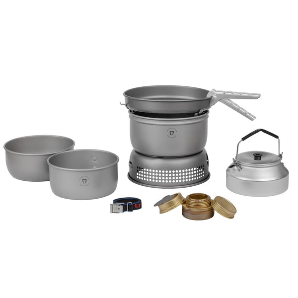 Trangia lichtgewicht aluminium compacte kachel set kookcamping kookgerei buiten