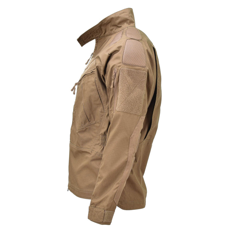 Mil-tec merk militaire stijl ripstop donkere coyote gevechts troepen jas chimera