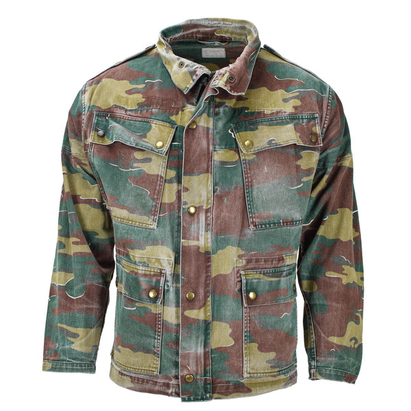 Origineel België Militaire M56 Jigsaw Camouflage Jacket Field Combat Troops Army