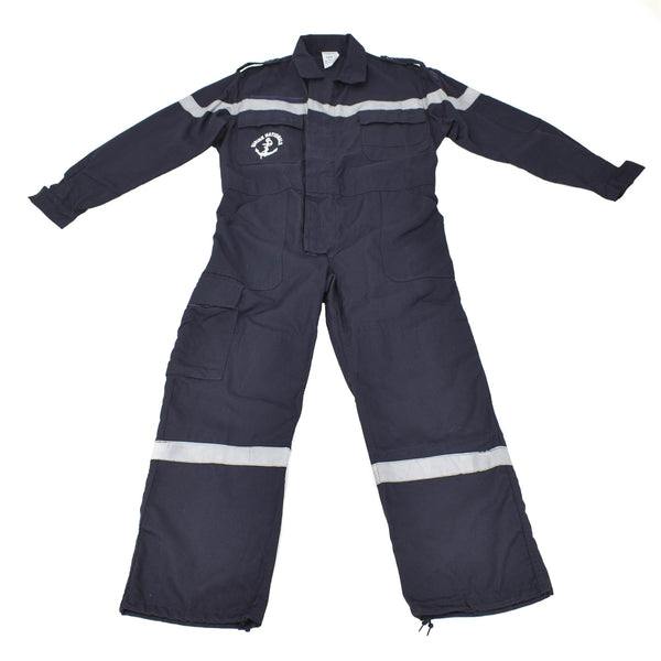 Echte Franse marine Coverall ThermoStable Marine Jumpsuit Solid Dark Blue Nieuw