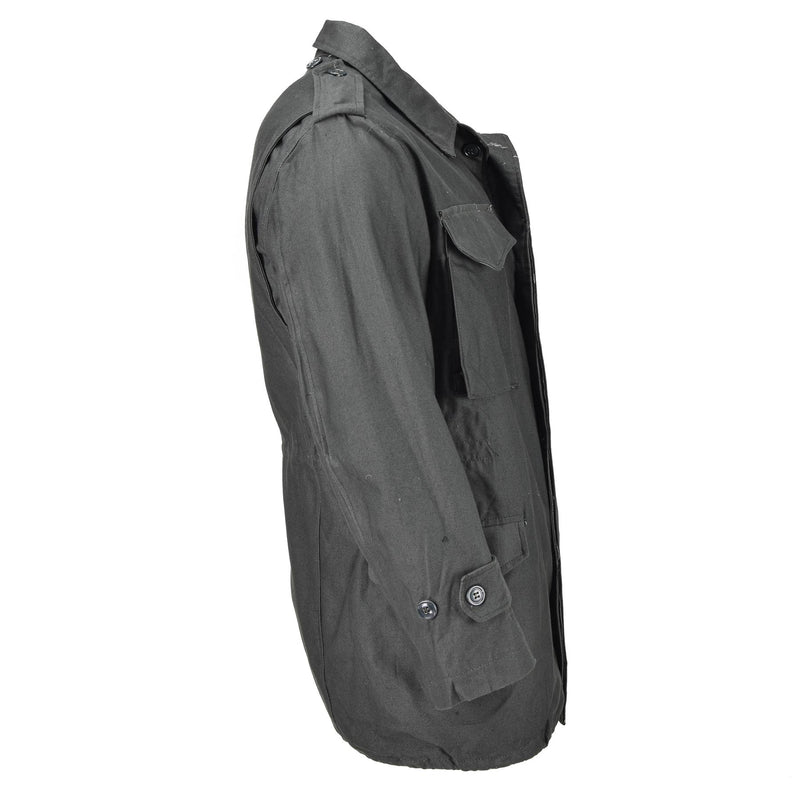 Véritable veste non doublée de l'armée grecque M65, uniforme de travail gris, surplus militaire, NEUF