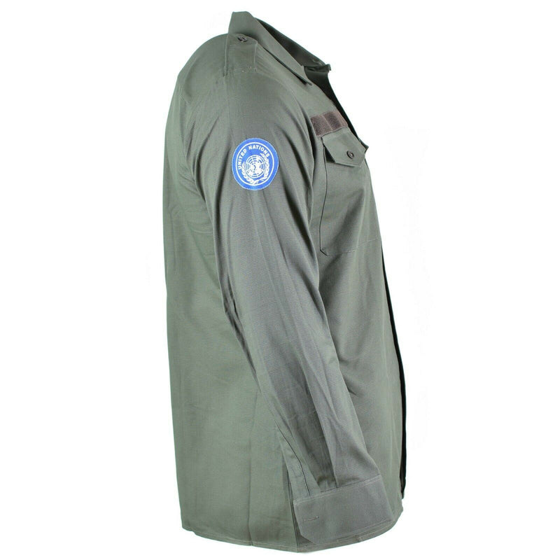 Echt Oostenrijkse legerhirt od olive militaire gevechten lange mouw tropic bdu nieuw
