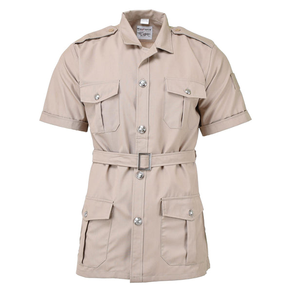 Origineel Frans militair vreemde legioen kaki -jurken shirts korte mouwen nieuw