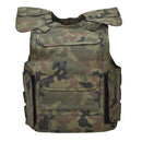 Gilet de combat militaire polonais original, pare-balles, balistique, pétales polonais, camouflage