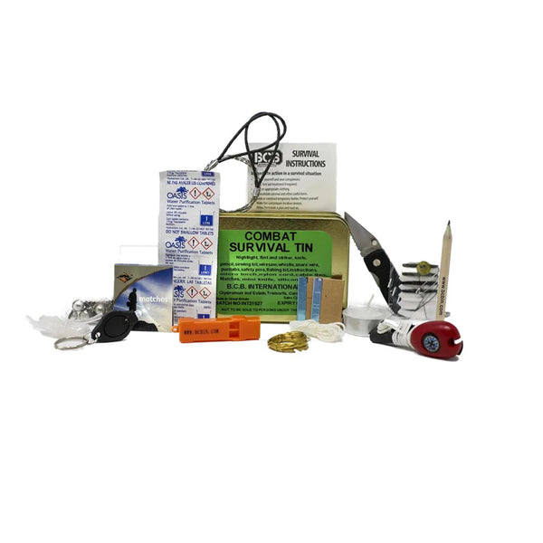 BCB Combat Survival Tin First Aid Set Outdoor Camping Survival Kit niet-gevaarlijk