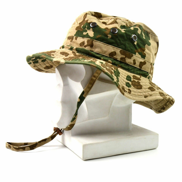 Echte originele Duitse Leger Boonie Hat Desert Field Tactical Military Cap Men's