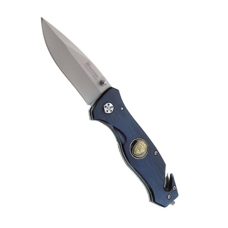 Boker Brand folding pocket knife Law Enforcement uncoated stainless steel 440A