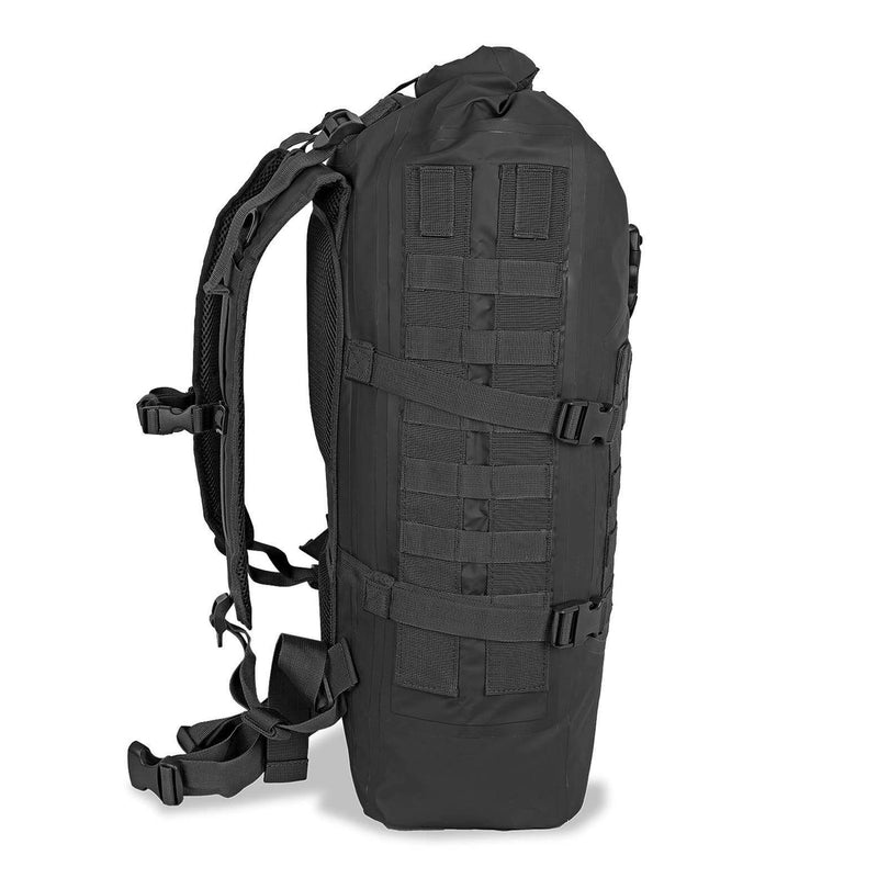 Sac à dos tactique enroulable MIL-TEC SEALS DRY-BAG étanche 35L noir