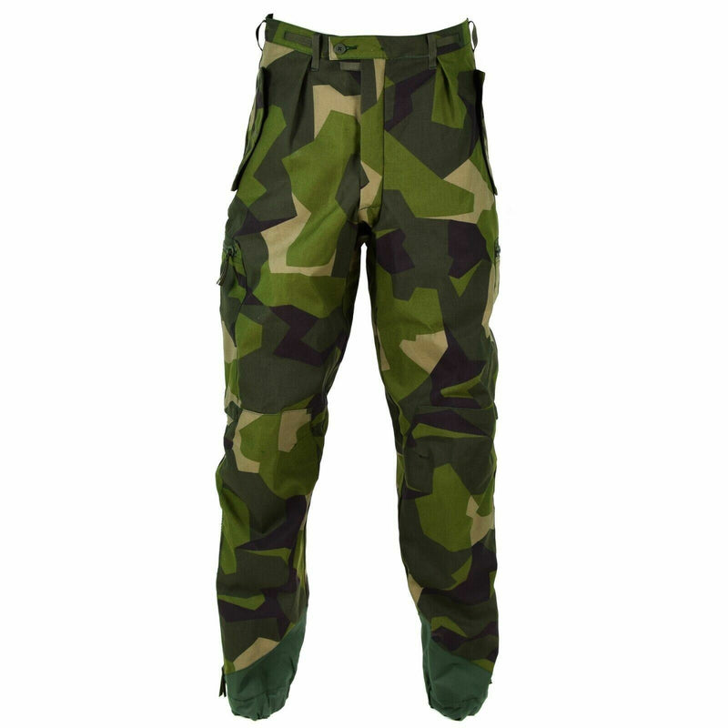 Origineel Zweeds leger m90 broek splinter camouflage veld gevechten broek nieuw