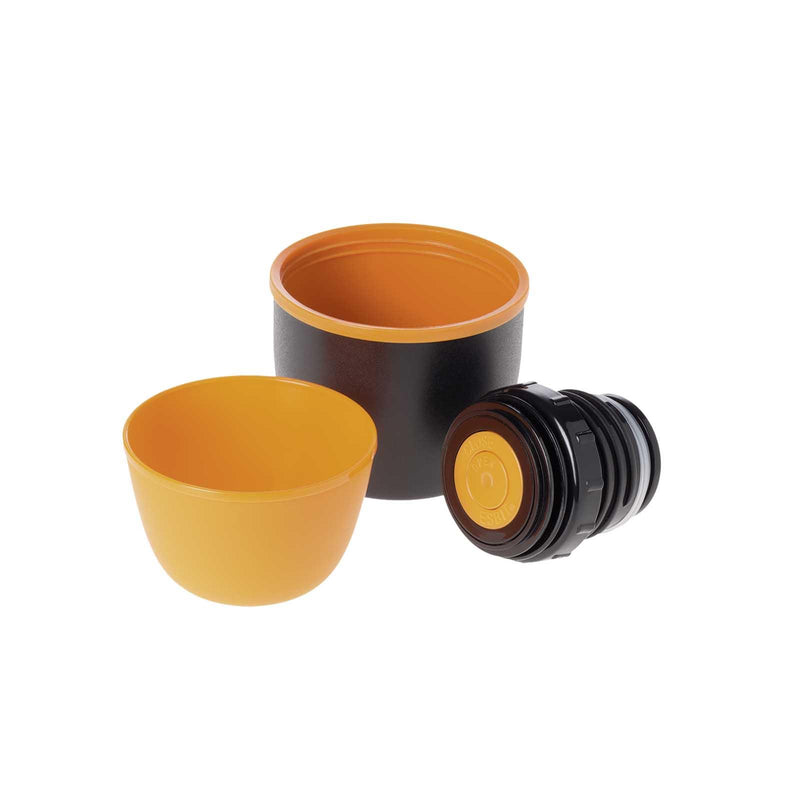 Bouteille isotherme en acier inoxydable de marque ESBIT 750 ml noire avec rétention de chaleur pendant 12 heures et tasse supplémentaire