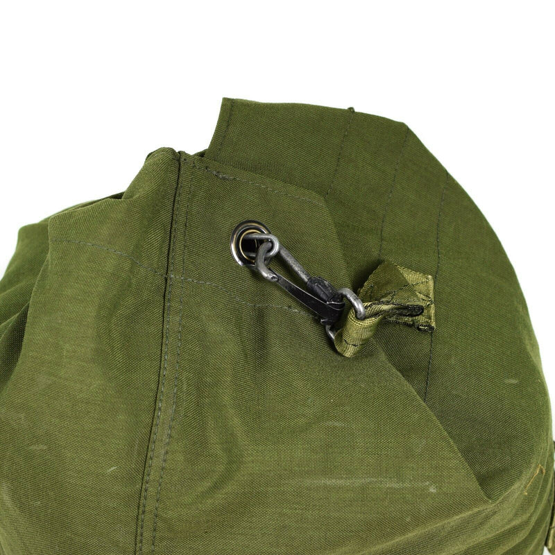 Véritable sac de sport de l'armée américaine, grand sac militaire vert olive, sac de mer en toile