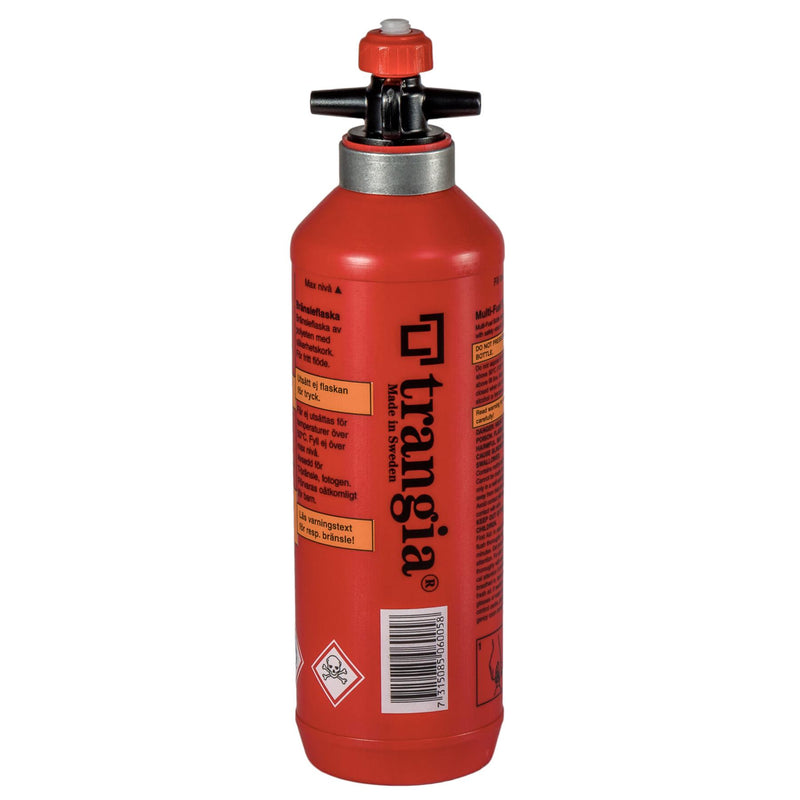 Bouteille de carburant liquide Trangia Brûleur à essence Flacon en polyéthylène Camping extérieur Rouge