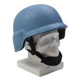 Original militaire allemand Kevlar casque surplus couvre-chef à collectionner UN bleu