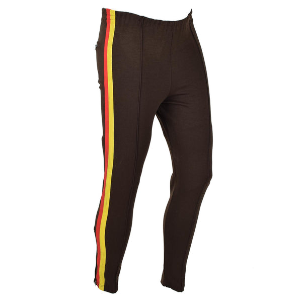 Origineel Duitse leger NVA Brown Sports Sweatpants Training Activewear broek