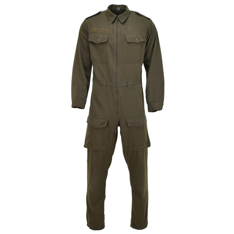Originele Oostenrijkse BH Militaire Coverall Men Works Mechanic Polycotton Suit Olive
