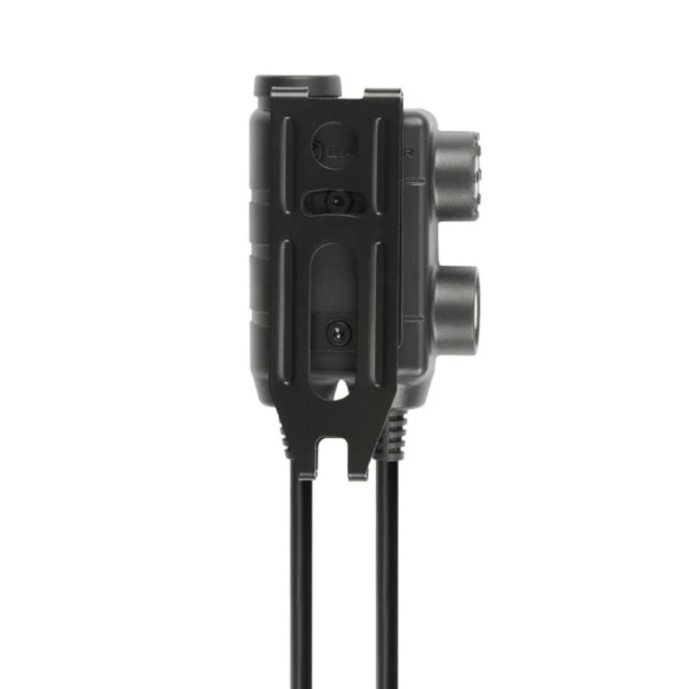 Earmor Dual PTT-adapter Kenwood Baofeng 2-pins bekabelde tactische headset zwart