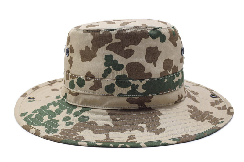 Origineel Duits leger tropische camo boonie hoed camping jagen buiten pet nieuw